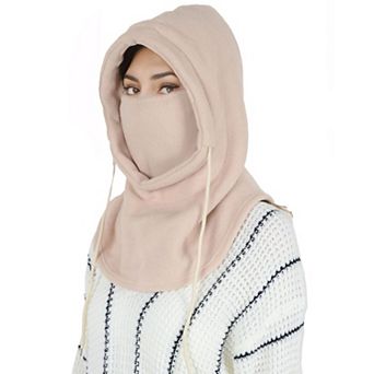 Winter Fleece Face Mask Balaclava Warm Neck Face Cover Hat Cap Hooded Scarf for Men and Women