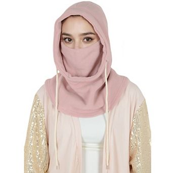 Winter Fleece Face Mask Balaclava Warm Neck Face Cover Hat Cap Hooded Scarf for Men and Women