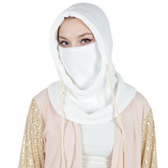 Winter Fleece Face Mask Balaclava Warm Neck Face Cover Hat Cap Hooded Scarf for Men and Women