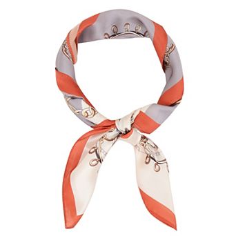 Silk Feeling Hair Scarf Small Square Satin Head Scarf Neckerchief Women 23 in