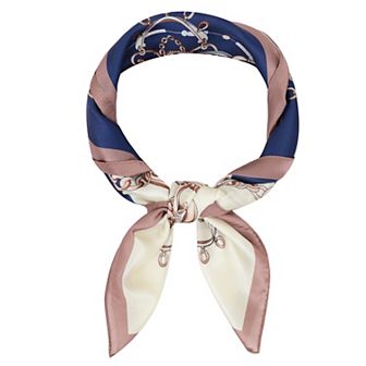 Silk Feeling Hair Scarf Small Square Satin Head Scarf Neckerchief Women 23 in