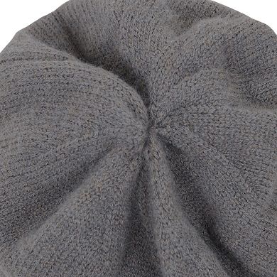 Comfy Warm Winter Knit Slouchy Beanie Hat Double Color Roll Up Edge Ski Cap for Women Men