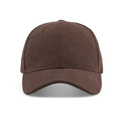 Corduroy Baseball Cap with Adjustable Strap for a Trendy Casual Look