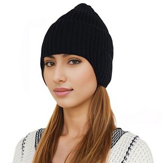 Warm Winter Knitted Beanie Hat with Earflap Daily Headwear Ski Mask for Men Women