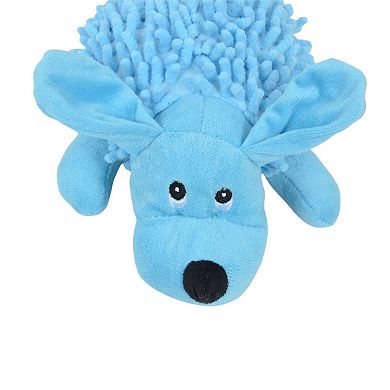 Plush Squeaky Interactive Puppy Dog Toys Durable Chew Toys for Small and Medium Dogs with Dog Shape