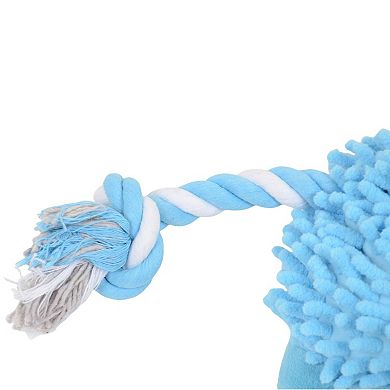 Plush Squeaky Interactive Puppy Dog Toys Durable Chew Toys for Small and Medium Dogs with Dog Shape