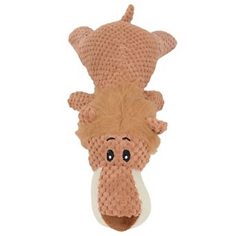 Plush Squeaky Interactive Puppy Dog Toys Durable Chew Toys for Small and Medium Dogs with Dog Shape