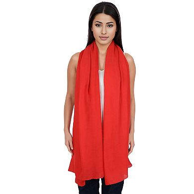 Women's Lightweight Chiffon Long Fashion Scarves Solid Color Fall Wrap Shawls