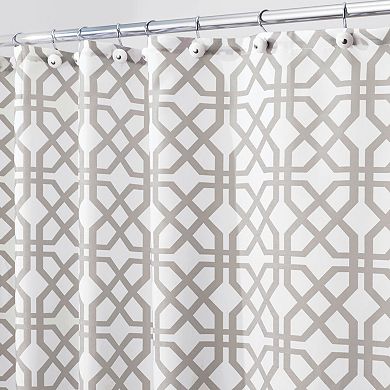 iDesign Trellis Fabric Shower Curtain