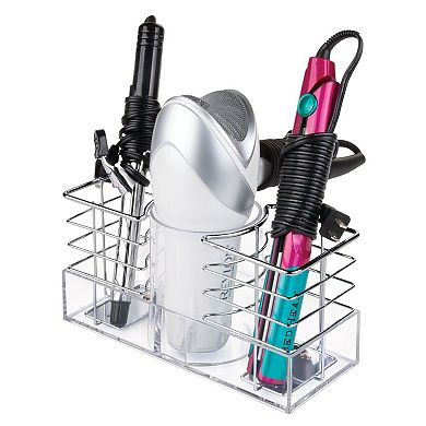 iDesign Cabinet Door Hair Care & Styling Tool Storage Organizer