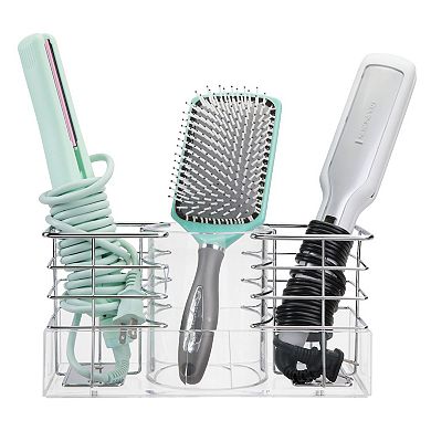 iDesign Cabinet Door Hair Care & Styling Tool Storage Organizer