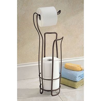 iDesign Axis Bronze Free Standing Toilet Paper Holder