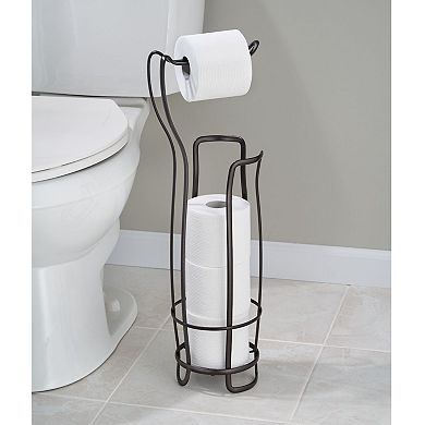 iDesign Axis Bronze Free Standing Toilet Paper Holder