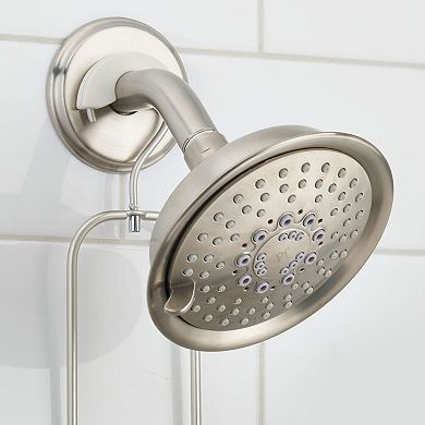 iDesign Small Hanging Shower Caddy with Accessory Hooks