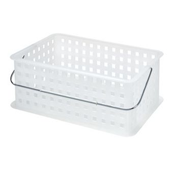 iDesign Spa Stackable Storage Organizer Basket with Handle