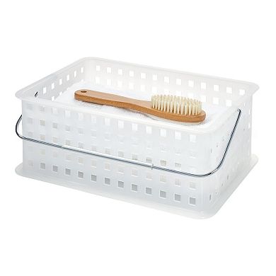iDesign Spa Stackable Storage Organizer Basket with Handle