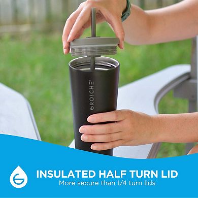 GROSCHE JASPER 23-oz. Insulated Tumbler with Straw