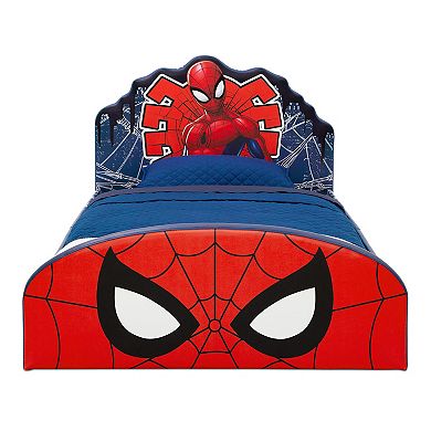 Delta Children Marvel Spider-Man Upholstered Twin Bed