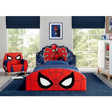 Delta Children Marvel Spider-Man Upholstered Twin Bed