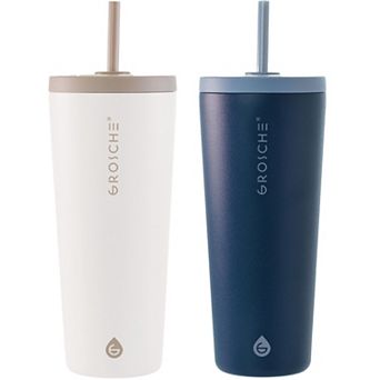 GROSCHE GROSCHE JASPER 23-oz. Insulated Tumbler with Straw 2 pk