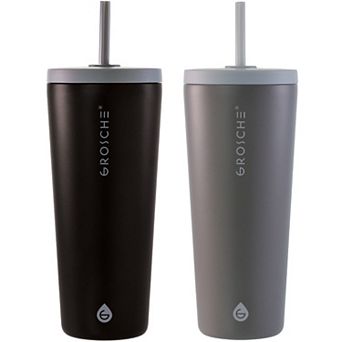 GROSCHE GROSCHE JASPER 23-oz. Insulated Tumbler with Straw 2 pk