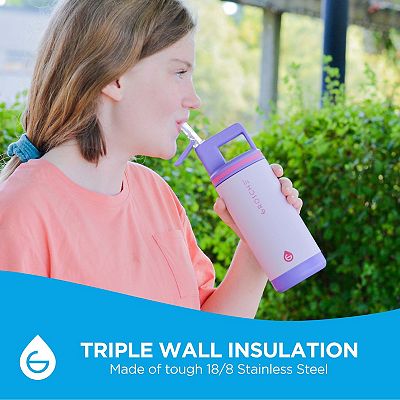 GROSCHE ALPINE Flip 'N Sip Kids 16-oz. Insulated Water Bottle With