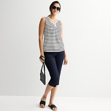 Women's Croft & Barrow® V-Neck Tank Top