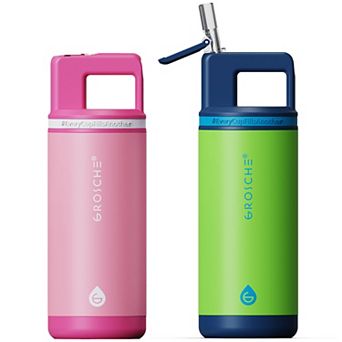 GROSCHE ALPINE Flip 'N Sip Kids 16-oz. Insulated Water Bottle With Straw 2 pk
