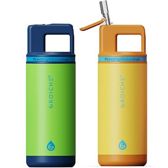 GROSCHE ALPINE Flip 'N Sip Kids 16-oz. Insulated Water Bottle With Straw 2 pk