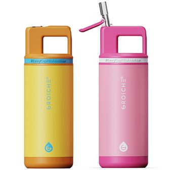 GROSCHE ALPINE Flip 'N Sip Kids 16-oz. Insulated Water Bottle With Straw 2 pk