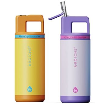 GROSCHE ALPINE Flip 'N Sip Kids 16-oz. Insulated Water Bottle With Straw 2 pk