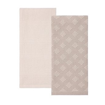 Mingle & Co. 2-Pack Reversible Terry Kitchen Towel Set
