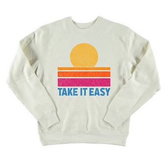 Plus Size Suburban Riot Take it Easy Oatmeal Graphic Sweatshirt