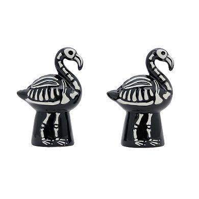 Celebrate Together™ Halloween 2-pc. Flamingo Skeleton Salt & Pepper Shaker Set