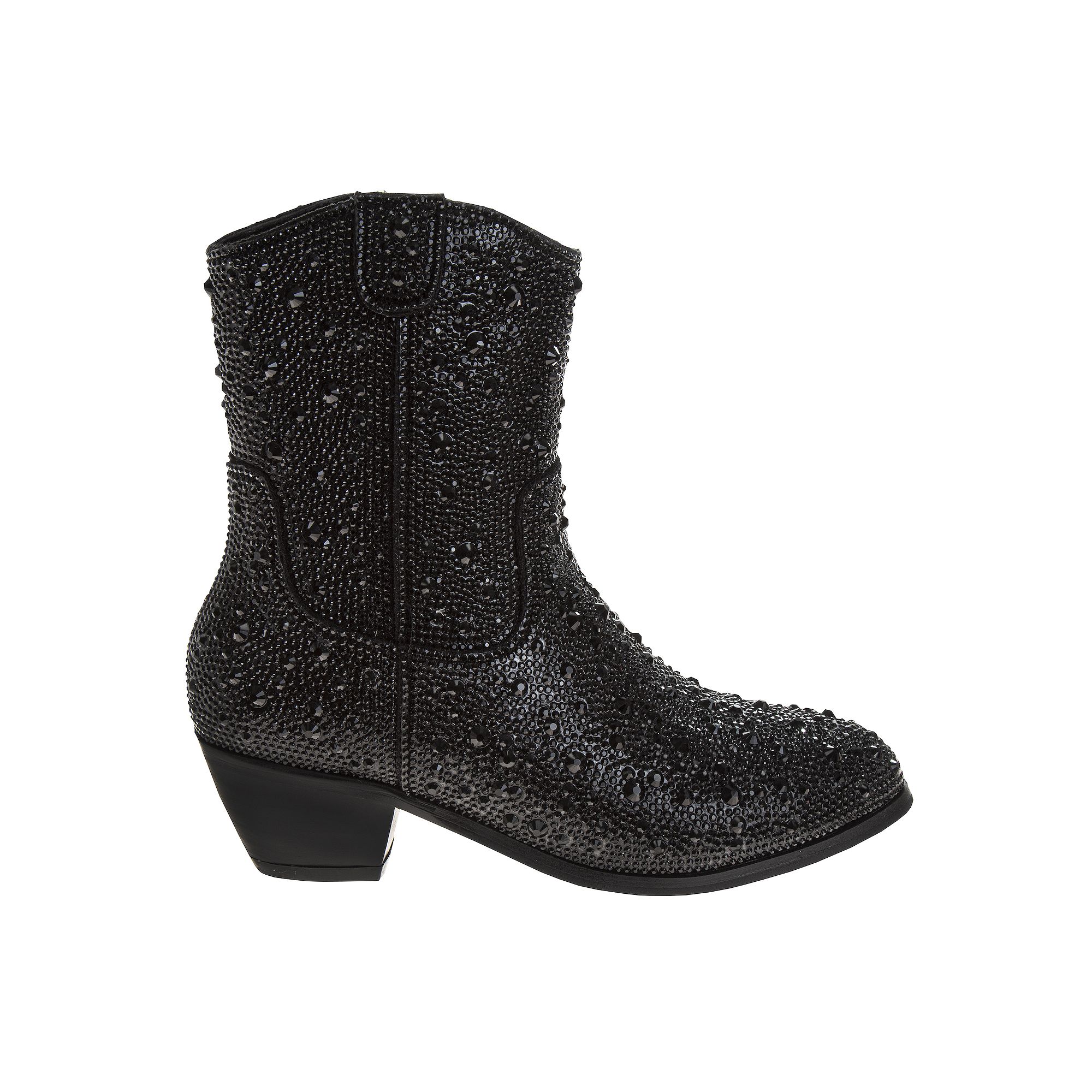 Badgley Mischka Girls Western Boots, Girls, Size: 13, Black