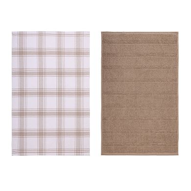 Mingle & Co. 2-Pack Dual Purpose Terry Kitchen Towels