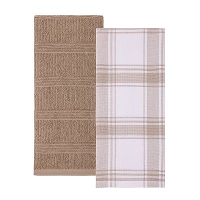 Mingle & Co. 2-Pack Dual Purpose Terry Kitchen Towels