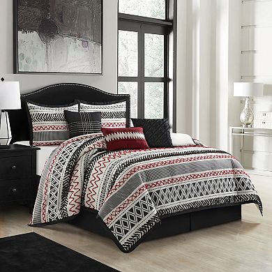Nanshing Kitana Stripe Jacquard Comforter Set