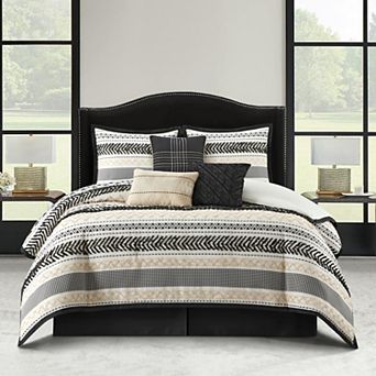 Nanshing Kitana Stripe Jacquard Comforter Set