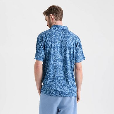 Men's Salt Life Printed Short Sleeve Performance Polo Shirt