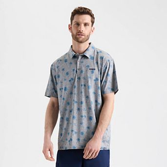Men's Salt Life Printed Short Sleeve Performance Polo Shirt