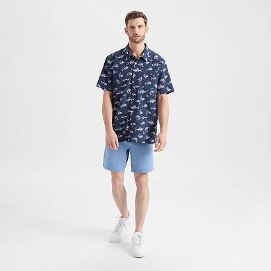 Men's Salt Life Printed Woven Performance Button-Down Shirt