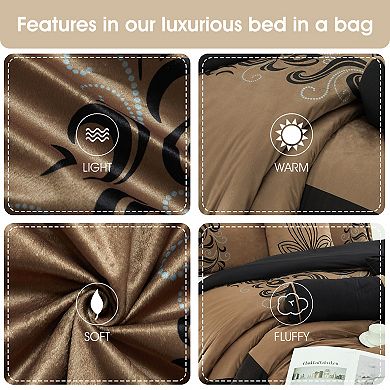 Nanshing Helda Short Plush Print Comforter Set