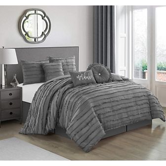Nanshing Merle Clipped Comforter Set