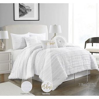 Nanshing Merle Clipped Comforter Set