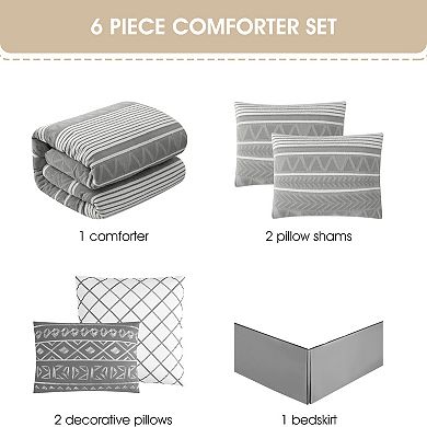 Nanshing Cleluya Striped Cotton Comforter Set