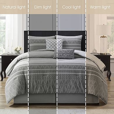 Nanshing Cleluya Striped Cotton Comforter Set
