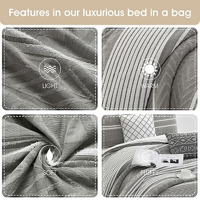 Nanshing Cleluya Striped Cotton Comforter Set