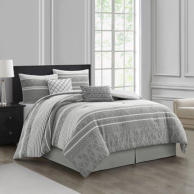 Nanshing Cleluya Striped Cotton Comforter Set