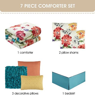 Nanshing Prair Floral Comforter Set